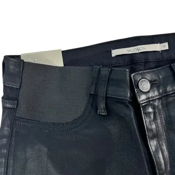 New Women’s Hudson Jeans Maternity Nico Straight Ankle Jeans Size 32 - Picture 5 of 12